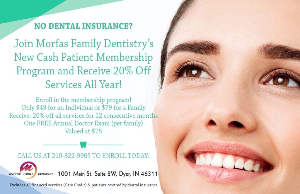 Morfas No Dental Insurance for website